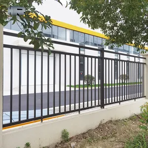 절묘한 디자인 간단한 경계 벽 펜싱 게이트 높은 보안 핫 딥 아연 도금 울타리