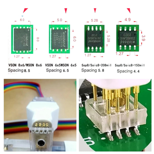 Câble de programmation et de test de puce AED6-Burning Probe TSSOP8/MSOP8 pour PCB, avec support de test et de gravure E435 - Product Image 2