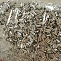 Manchons de sertissage cylindriques en aluminium pur de haute qualité, modèle F025 de la marque Zhuoli, 12 mm x 5 mm, pour scellage de compteurs d'eau multi-compteurs