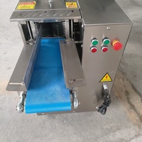 Automatische versvlees snijmachine industriële vleeskubus snijmachine voor rundvlees varkensvlees kip verwerkingsfabriek
