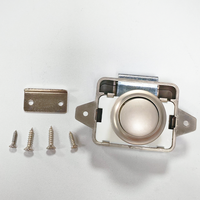 Verrou à bouton-poussoir en plastique GUWEITE BL01 de 26 mm, électroplaqué, encastré, pour armoire et tiroir, en gros, pour camping-car et caravane