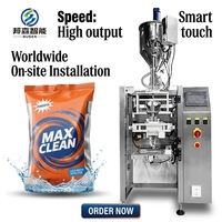 Machine automatique à haute productivité contrôlée par PLC pour le conditionnement de liquides (piment, ketchup, sauce salade) et de produits alimentaires en sachets refermables à fermeture éclair en papier