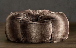 New arrivals multicolor furniture winter luxury giant <strong>faux</strong> <strong>fur</strong> bean bag chair foam filling <strong>beanbag</strong> - Product Image 4