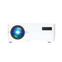 Mini projecteur LCD portable H3 de 250 lumens, 4,0 pouces, projecteur vidéo pour cinéma maison avec mise au point manuelle et correction de la distorsion trapézoïdale manuelle
