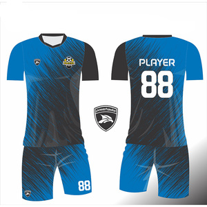 Biểu Tượng Tùy Chỉnh Đồng Phục Bóng Đá Cho Người Lớn T-Shirt Jersey Set Với Quần Short Chàng Trai Phong Cách Bán Buôn Giá Tại Ấn Độ - Product Image 2