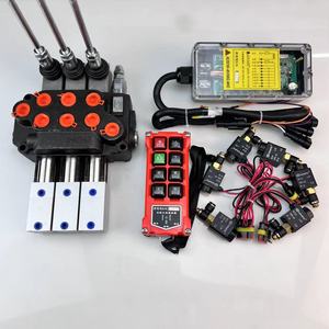 Haohong 12V/24V P40 Hydraulische Elektrohydraulische Tweeweg Richtingsregelkleppen Afstandsbediening 300bar Druk 40L/min - Product Image 2