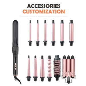 Une étape sèche-cheveux <span class=keywords><strong>brosse</strong></span> rotative ventilateur <span class=keywords><strong>brosse</strong></span> ronde sèche-cheveux volumateur Air chaud bigoudi et <span class=keywords><strong>lisseur</strong></span> <span class=keywords><strong>brosse</strong></span> 110v à 240v - Product Image 4