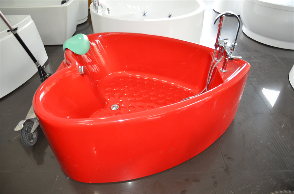 Dr. Winkler Badewannenkissen Herz - Aufblasbar Mit Saugnapf In Rot