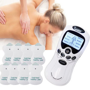 Pflege Electric Tens Akupunktur Ganzkörper massage gerät Digital Therapy Machine 4 Pads für Nacken fuß Amy Leg - Product Image 5