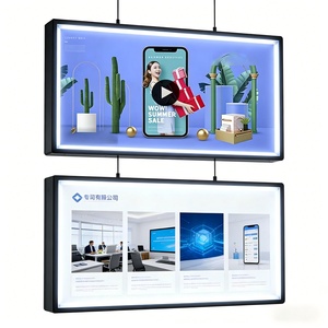 Écran LCD publicitaire suspendu ultra-fin pour hôpitaux, bâtiments d'entreprise, écran LCD transparent - Product Image 1