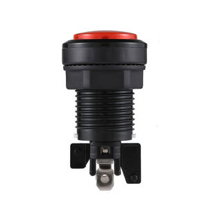 Bouton poussoir RVB pour borne d'arcade, 33-45mm, avec <span class=keywords><strong>lampe</strong></span> LED plate, 12V/5V, éclairé, en acier inoxydable et plastique, rechargeable, DIY, version anglaise - Product Image 2