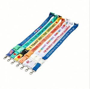 Custom <b>Polyester</b> <b>Lanyards</b> Eco-Friendly Recycled PET <b>Lanyard</b> | Customizable Color & Logo | Sustainable Corporate Gift - Product Image 5