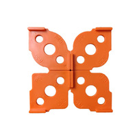 R5 ~ R40 Machine de coupe du bois routage du bois modèle de coins incurvés 4 pièces/ensemble modèles de rayon d'angle de routeur à bois gabarit