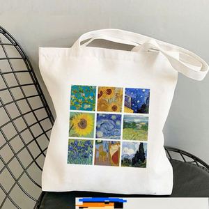 Customized Color Logo Recycled Canvas Tote Shopping <b>Bags</b> Exhibition Use Open Top Space Printed Blank Stock 30x40cm No Handle - Product Image 1