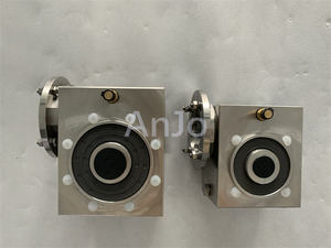 0.06KW-4KW IP69K Prueba de óxido AISI304 Acero inoxidable <span class=keywords><strong>NMRV</strong></span> 040 050 063 075 090 Caja de cambios helicoidal de ángulo recto - Product Image 3
