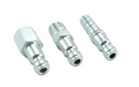 Raccords rapides pneumatiques de type T, norme américaine OEM, robustes, en acier zingué, 200 PSI, pour l'entretien automobile, des camions et des flottes