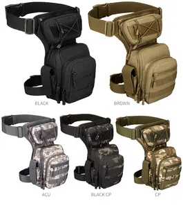 Yuda – sac de jambe en plein air pour hommes, sac banane de taille pour moto, randonnée, voyage, camouflage tactique