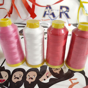 Hilo de poliéster rojo bordado M/S SHAAD HANDICRAFTS Cx 4000y 5000 al por mayor 108D 120D para máquina de coser de alta tecnología, listo para envío, arte. - Product Image 3