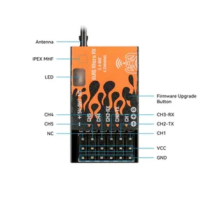 BETAFPV ELRS 2.4GHz 5 canaux avec sortie PWM, adapté aux modèles d'avions à voilure fixe, d'hélicoptères et de voitures télécommandées longue portée - Product Image 2