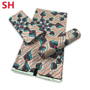 Wax Très Vendu Tissu Véritable Wax 100 % Coton Africain Doré - Product Image 4