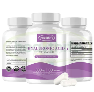 Compléments alimentaires Healthife Biotine Collagène Vitamine C Poudre Capsules d'acide hyaluronique - Product Image 2