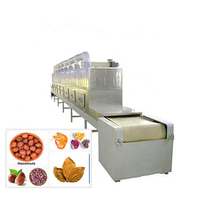 Horno de secado de nueces de microondas Industrial multifunción tipo túnel, máquina de secado de pistacho y cacahuetes, deshidratador en polvo