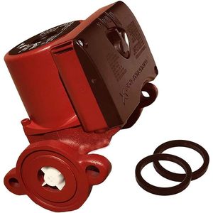 Pompe de circulation Grundfos Ups15 58Fc 0,5 CV 115 V CA électrique monophasée à raccordement par bride rouge - Product Image 1