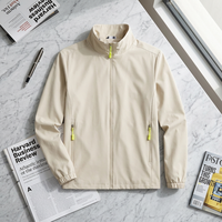 Chaqueta Bomber de Poliéster 100% para Hombre, Estilo Urbano, Cuello Alto, Impermeable, Cortavientos, Transpirable, para Senderismo, Camping, Viajes, OEM