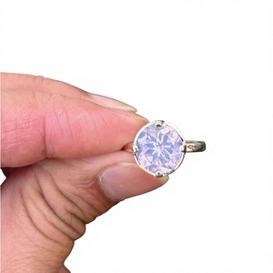 Natural Lavender Quartz <b>Ring</b> 925 Sterling Silver Handmade Gemstone Jewelry Wholesale Supplier - Product Image 1