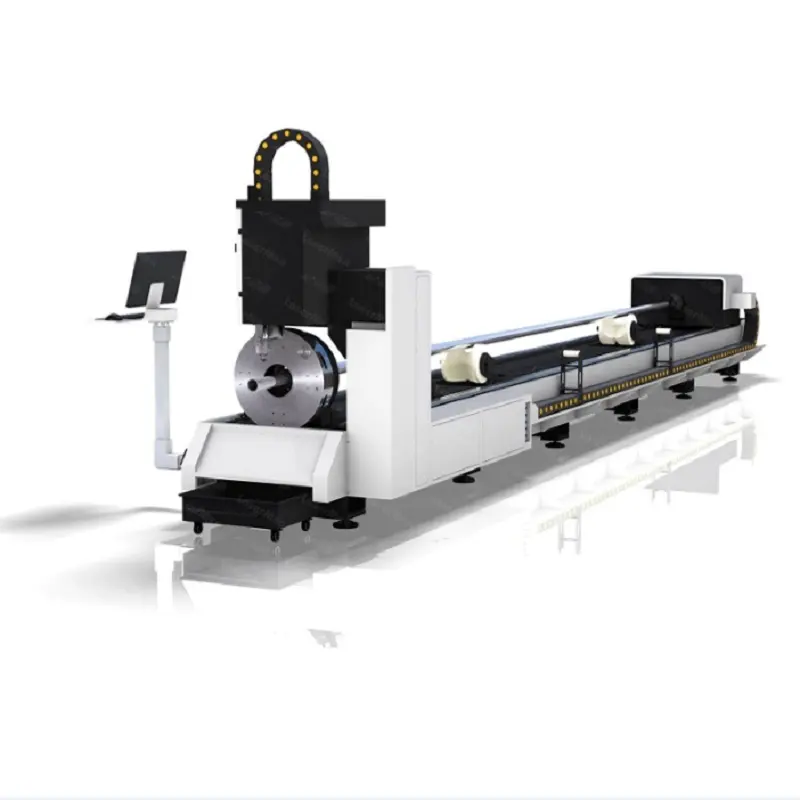 Cnc Laser Pipe Cutting Equip Auto Feeding Cutter Steel Pipe Laser Laser Oil Pipe Cutting Machine Stainless