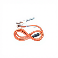 Kits de câbles de soudage à l'arc - Gaine en PVC/caoutchouc certifiée CE, conducteur en cuivre nu standard américain, orange, 25 mm