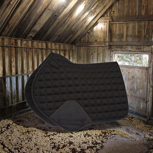 Tapis de selle en velours pour dressage, fournitures équestres, tapis de selle confortable pour l'équitation - Product Image 3