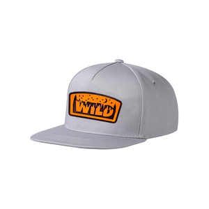 5パネルTill構造フラットブリムスナップバックキャップカスタム刺繍パッチロゴ付き - Product Image 6