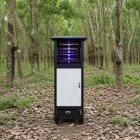 Piège de surveillance des ravageurs agricoles solaires IoT YONGAGRI 365 mm avec moniteur UV, téléchargement d'images à distance, positionnement GNSS, 5 ans