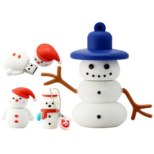 De dibujos animados muñeco de nieve Pendrive 32GB 64GB 16GB 8GB 4GB 2GB de memoria Usb pen Drive Flash Drive - Product Image 1