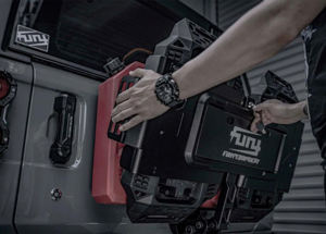 Fury <span class=keywords><strong>2018</strong></span> + JL อุปกรณ์เสริมชุดยึดป้ายทะเบียนอะลูมิเนียมอัลลอยด์กลุ่มสำหรับ Jeep Wrangler - Product Image 3