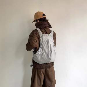 Two Color Punched Sports Leisure Student Mummy <b>Backpack</b> Zipper Closure <b>Laptop</b> Outdoor Hiking <b>Woman</b> <b>Backpack</b> - Product Image 2