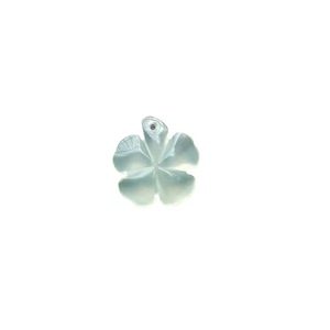 Trèfle, pendentif amulette en jade vert naturel Xiuyu à quatre feuilles, collier pendentif en jade, perle de boucles d'oreilles - Product Image 5