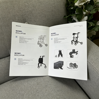 Impresión Profesional de Manuales de Producto Personalizados, Folleto de Instrucciones Plegado y Guía de Operación con Encuadernación Cosida a Caballete