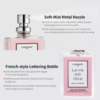 Vente en gros d'usine - Mini parfum arabe original en spray pour femmes - Luxe - Parfum floral fruité sucré à la poire - Flacon en verre