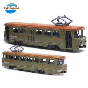 Precio de fábrica al por mayor de aleación de tren modelo con 3 colores atrás con la música y la iluminación - Product Image 5
