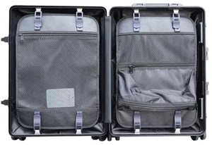 100% Real Carbon Suitcase 20in Carry-On <b>Luggage</b> with 360 Degree Swivel Universal Silent Casters - Product Image 5