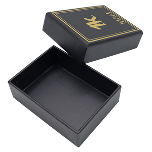 Made in guangzhou black Amazing texture paper chocolate rigid gift box for chocolate box with design logo