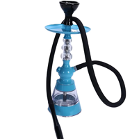 Ensemble Chicha Classique en Plastique Écologique et Durable avec Tête en Silicone, Gestion de la Chaleur, Design Français, Inclut Tuyau et Coffret Cadeau