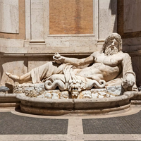 Statue de Marsyas en marbre, design européen, sculptée à la main, pour parc