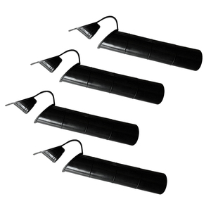 Supporto per canna da pesca usato in 4 pezzi con rivestimento in gomma per tubo a manica interna angolazione di 30 gradi - Product Image 6