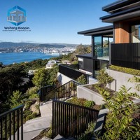 Clôture de sécurité en alliage d'aluminium thermolaqué, hauteur 3 m, pour ferme, ranch, cour, piscine, pelouse, périmètre et chantier de construction