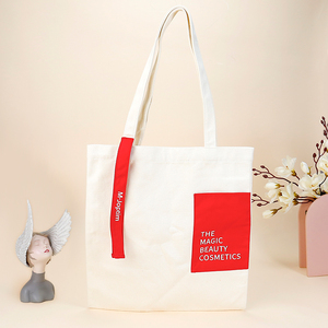 Phụ Nữ Phụ Nữ Túi Xách Tùy Chỉnh In Vải Và Da Treo Tập Tin <span class=keywords><strong>Tote</strong></span> Bông Vai Túi Với Sợi Dây Thừng - Product Image 3