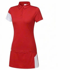 Ensemble personnalisé de chemise et jupe de golf OEM ODM Fabricant Vietnamien Vente en gros Marque Privée Respirant Anti-UV Service de Production de Vêtements de Sport - Product Image 2