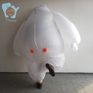 Disfraz de <span class=keywords><strong>robot</strong></span> Baymax inflable gigante de Halloween, productos de costura, Mini ventilador y caja de batería, sombrero Led de Año Nuevo, La Funcosa - Product Image 4